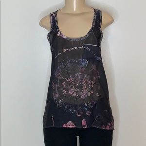 Xhilaration paint splattered Tank Top